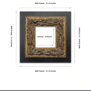 Solid Wood Framed Pet Oil Painting |