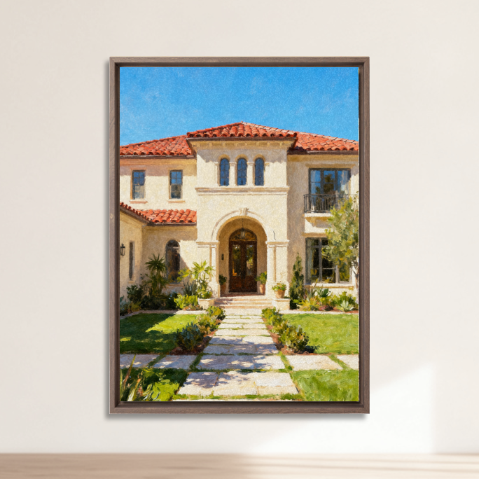 House & Architecture Canvas