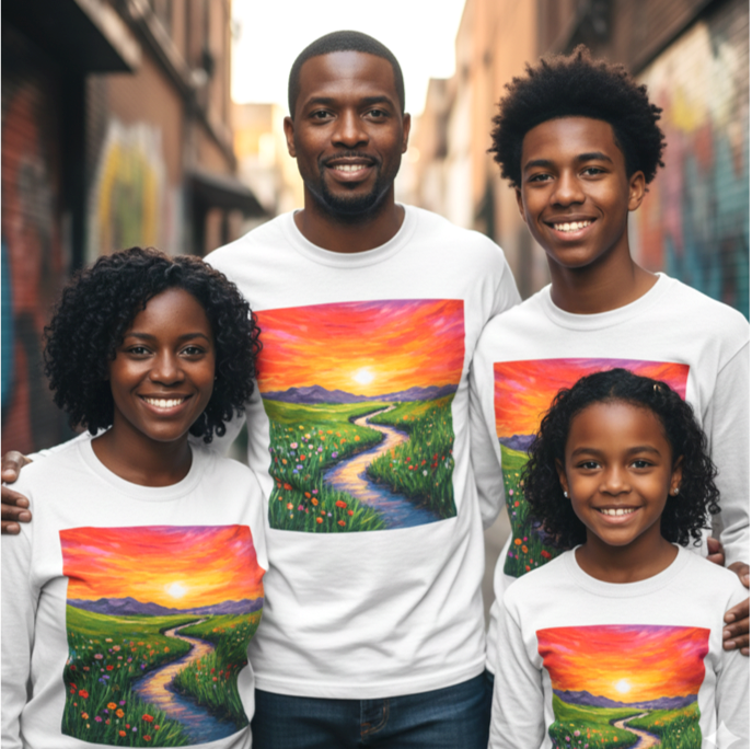 Custom Landscape Art T-Shirt