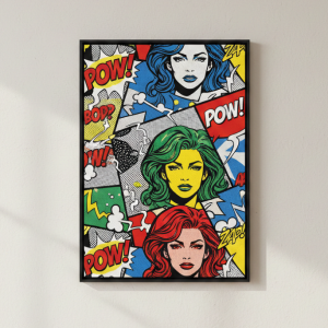 Pop Art & Colorful Canvas