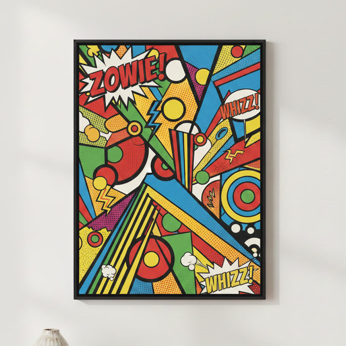 Pop Art & Colorful Canvas