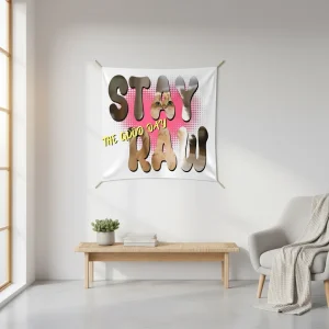 Giant Letter Hollow Style Tapestry