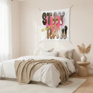 Giant Letter Hollow Style Tapestry