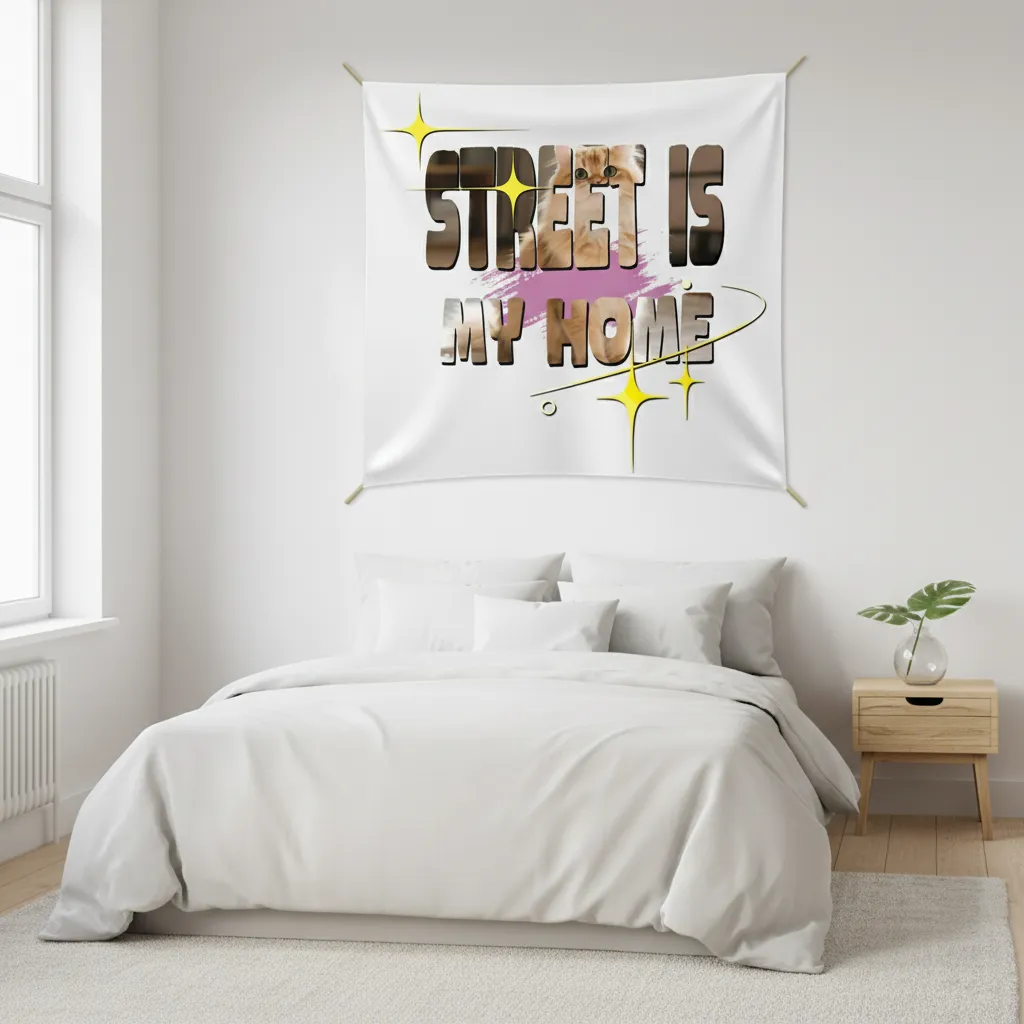 Giant Letter Hollow Out Tapestry