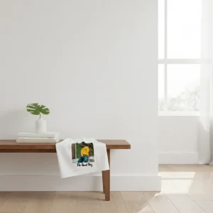 Polaroid Print Bath Towel