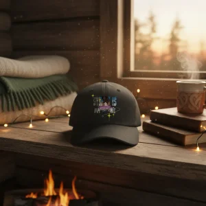 Oversized Letter Cutout Design Baseball Cap