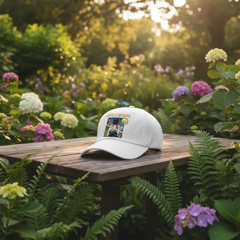Retro Pop Art Graphic Baseball Cap