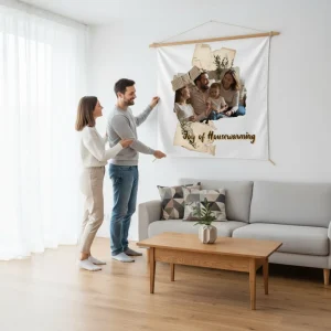 Torn Paper Collage Stitching Tapestry
