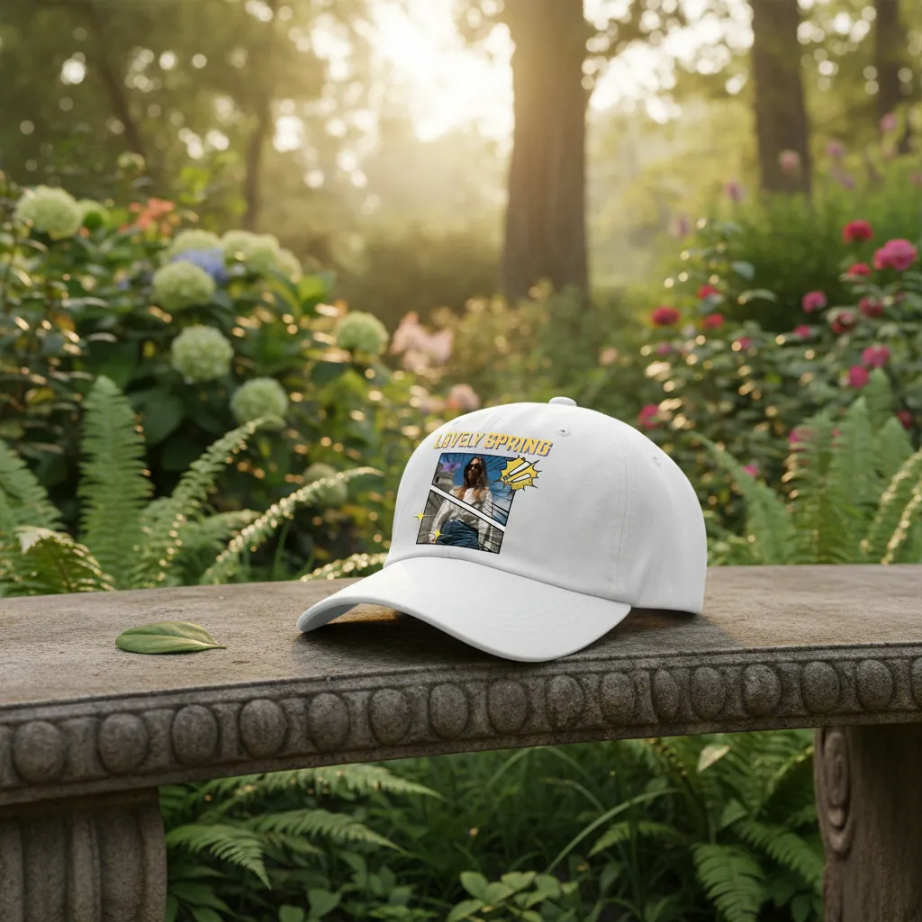 Retro Pop Art Graphic Baseball Cap