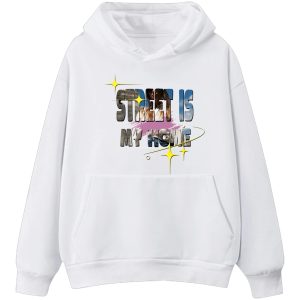 Giant Hollow Letter Print T-shirt
