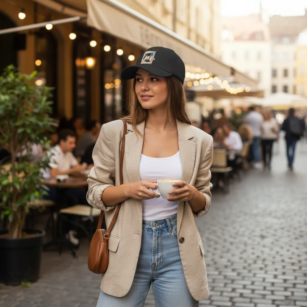 Giant Letter Hollow Out Baseball Cap