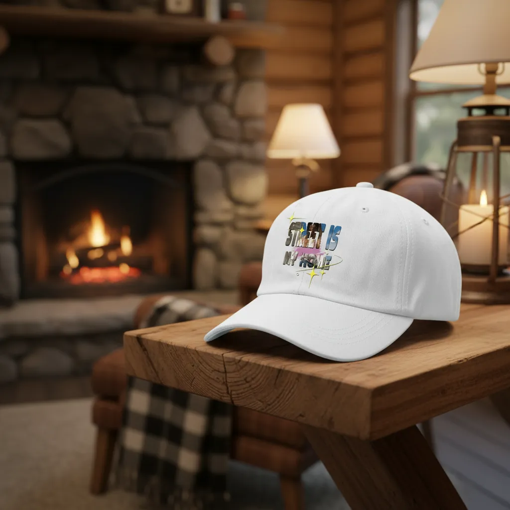 Oversized Letter Cutout Design Baseball Cap