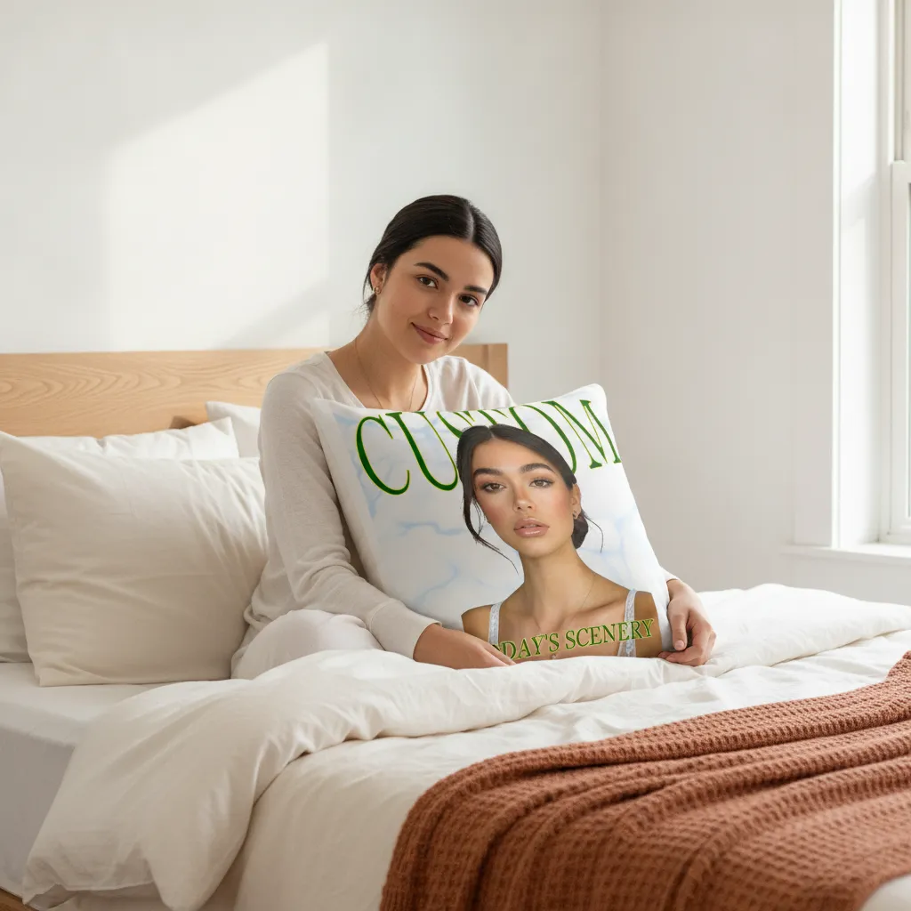 90s Retro Rap Collage Pillow